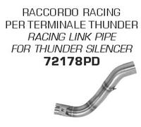 Conector central ARROW no homologados en acero inox. para HONDA CRF 300 L 21-24