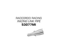 Conector central ARROW no homologados en acero inox. para HONDA FORZA 300 18-20