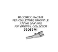 Conector central ARROW no homologados en acero inox. para HONDA FORZA 350 21-24