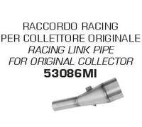 Conector central ARROW no homologados en acero inox. para HONDA SH 350 21-23