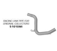 Conector central ARROW no homologados en acero inox. para KTM DUKE 125 11-16 | DUKE 200 11-14