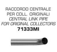 Conector central ARROW no homologados en acero inox. para SUZUKI GSX-R 600 06-07 | GSX-R 750 06-07
