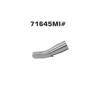 Conector central ARROW no homologados en acero inox. para SUZUKI SV 650 / X 16-24