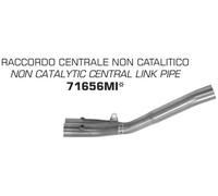 Conector central ARROW no homologados en acero inox. para YAMAHA MT 10 16-20