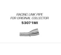 Conector central ARROW no homologados en acero inox. para YAMAHA X-MAX 400 17-20