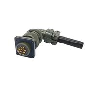 Conector Circular MIL STD 5015, Salida de Cabezal 16S-1 16S-8, Conector de especificación Militar, 7 Pines, 5 Pines, MIL-C MS3102 MS3106 MS3108(Outlet 3102 16-1S)