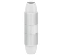 Conector coaxial acoplador (Clavija coaxial, Blanco)