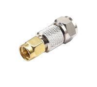 Conector Coaxial RF, Adaptador Coaxial Tipo F, Conector Hembra A Conector Macho SMA, Conector Recto F A Conector SMA(F-SMA JJ)