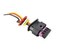 conector coche Compatible con A3 A4 A5 A6 A7 A8 Q2 Q3 Q5 Q7 Sensor de presión de admisión del inyector de combustible Conector hembra de 4 pines 4H0973704