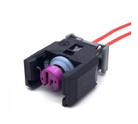 conector coche Compatible con Buick 2P arnés de cables de los conectores de la boquilla del inyector del motor Common Rail Auto 13816706