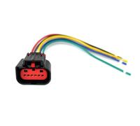 Conector coche Compatible con C&itroen para Relay III 2006-2025 Sensor de flujo de aire conector de 6 pines 1376235 9658127480