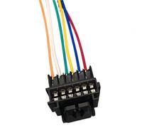 Conector coche Compatible Con Clio II 7701477989 7703297051 6P Auto Luz Trasera Cableado Telar Conector Lámpara Trasera