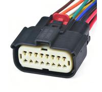 Conector coche Compatible Con Ford Para Focus 16P Auto Conectores Arnés De Cables 33472-1601 33482-1606 54241630(A Female)
