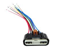 Conector coche Compatible con Ford para Transit para Custom K8 2018-2024 Conector del motor del limpiaparabrisas. Cableado y mazo de cables GK21-17500-BA