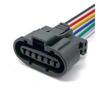 Conector coche Compatible Con Mitsubishi Para Outlander Para EVO MG640547-5 7223-7865-30 6P MAF Conectores Distribuidor De Encendido Coche Arnés Cables