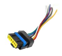 Conector coche Compatible Con Nissan Para Sunny Para Almera Para Versa 6P Conector Lámpara Luz Trasera Arnés Cableado De Cola Cerdo