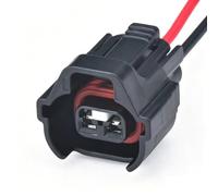 Conector coche Compatible Con Nissan Para Sylphy 2P Conector Automotriz Inyector Arnés De Cables 6189-0670 90980-11285(Black Female)