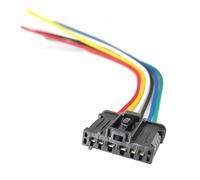 conector coche Compatible con Peugeot para 206 2009-2014 conector de luz trasera 6P cableado 1606248780