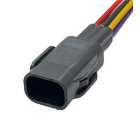 Conector Coche Compatible con Toyota para RAV4 6 Pines Conectores del Cable Eléctrico Sonda Radar De Marcha Atrás para Coche Enchufe del Mazo De Cables 12382 6189-1142 6189-7042(Male)