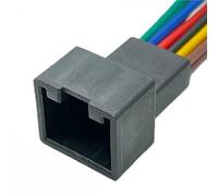 Conector coche Compatible con VW 12P conectores de cable eléctrico de radar de coche arnés de cables hembra macho 8E0972112A 1-1534096-1(Male)