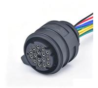 Conector coche Compatible Con VW 16P 20P Conectores Automáticos Controlador Válvula Transmisión Arnés Cables 09432050 10147729(16P Female)