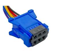 conector coche Conector De Control De Velocidad Del Calentador Resistencia Del Soplador Del Aire Acondicionado De 6 Pines Arnés Cableado Conector Electrónico Con Cable 98172-1004