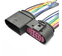 conector coche Conector De Faros Delanteros De Coche De 14 Pines 1J0973737 1J0973837 Conector Modificado Para Luz Automática(2pcs Male and Female)