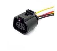 Conector coche Conector del acelerador del sensor de posición de la luz trasera del ventilador del radiador del coche 6P 1J0973713 3B0973813(Female)