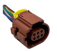 Conector coche Conector del sensor de posición del acelerador arnés de cables de la válvula de descarga EGR bomba refuerzo dirección asistida 6P 284716-3 284717-3