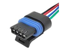 Conector coche Conector hembra 4P para sensor de presión de admisión de coche sensor de oxígeno automático con arnés 12162190