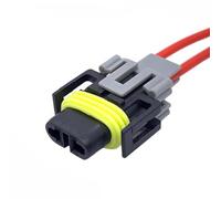 conector coche Conectores de cable eléctrico 2P sellados resistentes al agua para arnés de cables luz antiniebla enchufe de xenón 12124819(Female)