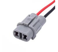 Conector coche Conectores de cable eléctrico con carcasa sellada para automóvil de 2 pines conector macho hembra para arnés de cables 6180-2321 6187-2311(Female)