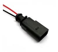 Conector coche Sensor De Temperatura Aire Admisión Acelerador Coche 2P Conector Sensor Temperatura Tanque Agua Agua 1J0973802 1J0973702(With 20AWG wire male)
