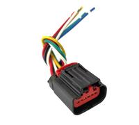 conector coche Sensor medidor de flujo de aire masivo MAF compatible con FIAT para DUCATO 2.2 D 2006-2025 conector de 6 pines.