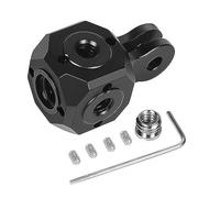 Conector convertidor de montaje de trípode de 1/4 pulgadas 3/8 pulgadas para cámara réflex digital, vlog, luz LED, micrófono, multifunción, agujero de posicionamiento MagicCube