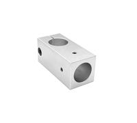 Conector cruzado de eje óptico de columna fija tipo T, bloque de abrazadera, diámetro del orificio interior 8, 10, 12, 15, 16, 20, 25 y 30 Mm, disponible(SZJL8-8 200pcs)