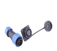 Conector cuadrado impermeable SP16 IP68 de 2/3/4/5/6/7/9 pines for aviación, macho y hembra.(SP16-3S)