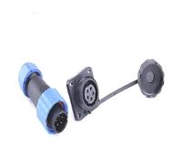Conector cuadrado impermeable SP16 IP68 de 2/3/4/5/6/7/9 pines for aviación, macho y hembra.(SP16-5S)