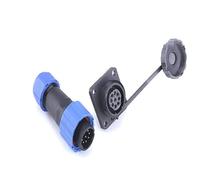 Conector cuadrado impermeable SP16 IP68 de 2/3/4/5/6/7/9 pines for aviación, macho y hembra.(SP16-9S)