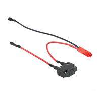Conector cuadrado para coches eléctricos para niños (6 V) | Compatibilidad de 6 V y 12 V, protección de fusible integrada, enchufe cuadrado seguro, se adapta a la mayoría de los paseos