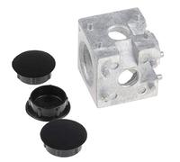 Conector cuadrado RS PRO, Soporte y junta para conector de ranura de 6 mm