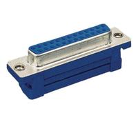 Conector "D" plano 37 vías hembra, ideal para conexiones en dispositivos electrónicos y proyectos de automatización.