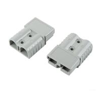Conector DC 50A Gris 12-24V 6AWG Pareja Conector DC 50A Gris(Grey) | 50 amperios, 12-24 voltios, cable 6AWG, , conexión rápida y segura