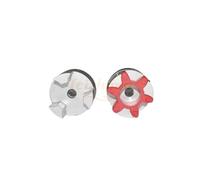 Conector de 1 pieza Acoplador flexible XB Acoplador Aluminio Ciruela Eje flexible Acoplamiento de flor de ciruelo D55 L78 Diámetro interior Acoplamiento de 14-25 mm