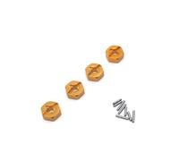 Conector de 12mm para Coche de Control Remoto Apto para 144010 144001 02 124017-16-18 124019(Yellow)