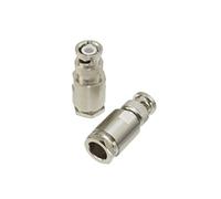 Conector de 1pcs Bnc Abrazadera masculina Rg8 rg213 lmr400 rg214 Cable recto Rf Adaptador coaxial (Size : 1-10Pcs)