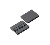 Conector de 2,54 mm 1 2 * 2/3/4/5/6/7/8/9/10/20P Conector de fila doble simple Conector de carcasa Cable de puente Terminales de cabezal de clavija(20PCS 7PIN)