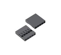 Conector de 2,54 mm 1 2 * 2/3/4/5/6/7/8/9/10/20P Conector de fila doble simple Conector de carcasa Cable de puente Terminales de cabezal de clavija(20PCS 5PIN)