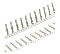 Conector de 2,54 mm 1 2 * 2/3/4/5/6/7/8/9/10/20P Conector de fila doble simple Conector de carcasa Cable de puente Terminales de cabezal de clavija(100PCS TJC8-T-D)