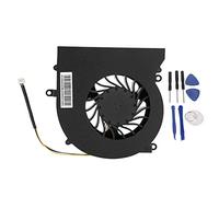 Conector de 4 pines ventilador de refrigeración de CPU DC12V 0.65A reemplazo para GT62VR MS 16L1 MS 16L2 negro 95x90x20mm